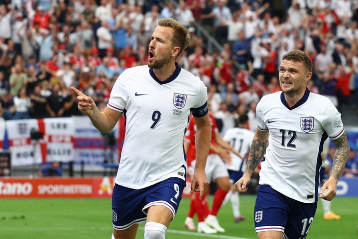 Harry Kane ghi bàn giúp tuyển Anh hòa Đan Mạch 1-1 tại Euro 2024
