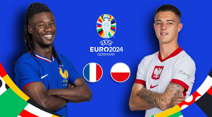 Máy tính dự đoán đội tuyển Pháp sẽ thắng đậm Ba Lan trong cuộc đối đầu tại bảng D Euro 2024 lúc 23h ngày 25-6 - Đồ họa: AN BÌNH