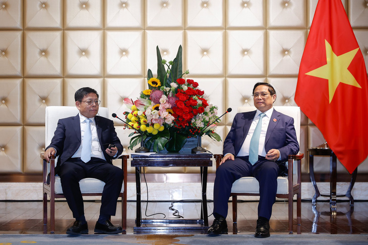 Thủ tướng nhấn mạnh Việt Nam mong muốn trao đổi cơ hội hợp tác - Ảnh: ĐOÀN BẮC