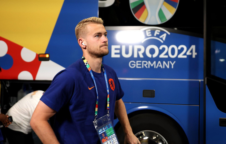Trung vệ ngôi sao tuyển Hà Lan Matthijs de Ligt ‘sang chấn tâm lý’ vì dự bị tại Euro 2024