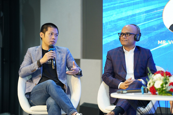 Ông Nguyễn Tiến Huy - Tổng giám đốc Pencil Group nhấn mạnh yếu tố công nghệ vô cùng quan trọng trong hành trình xây dựng thương hiệu của doanh nghiệp - Ảnh: BTC