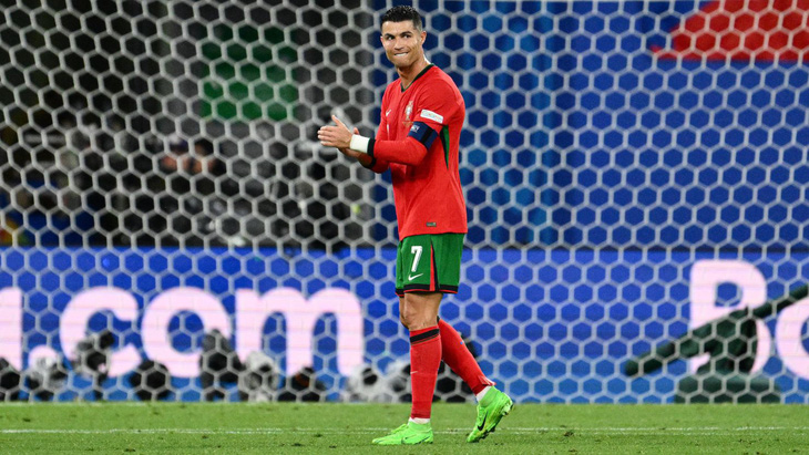 Cristiano Ronaldo vẫn chưa có bàn thắng ở Euro 2024. Ảnh: Getty