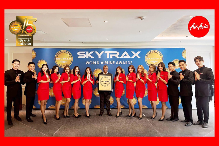 AirAsia là ‘Hãng hàng không giá rẻ tốt nhất thế giới’ của Skytrax 15 năm liên tiếp- Ảnh 2.