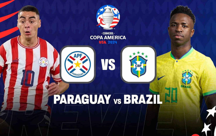 Máy tính dự đoán đội tuyển Brazil sẽ thắng đậm Paraquay trong cuộc đối đầu ở lượt trận thứ 2 bảng D Copa America 2024 - Ảnh: KHELNOW