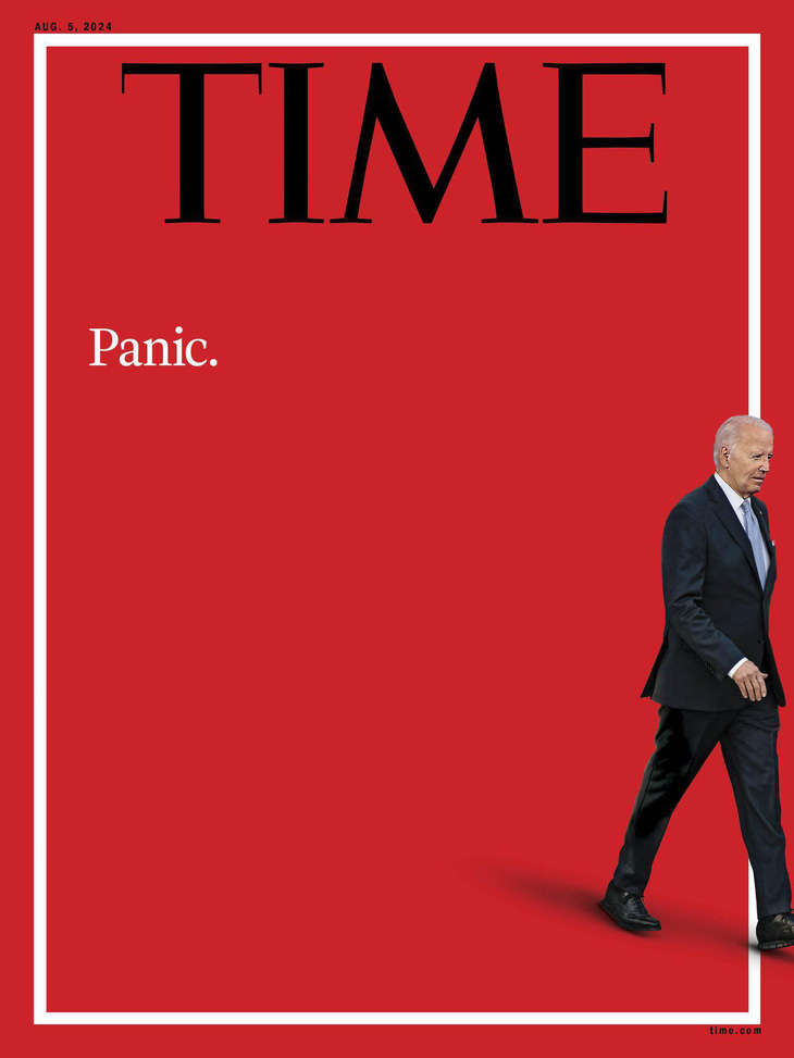 Bìa tạp chí Time số mới nhất sau cuộc tranh luận, chỉ với chữ "Panic" - Hoảng loạn