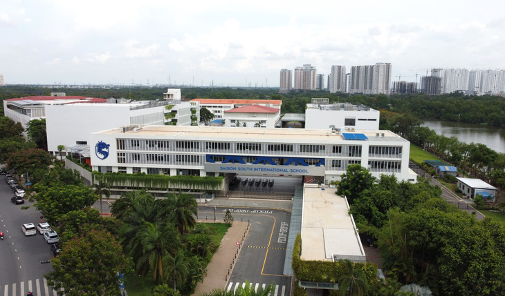 Công ty Phú Mỹ Hưng xây lụi 2 khối nhà với tổng diện tích gần 10.000m² tại Trường SSIS - Ảnh: MINH HÒA