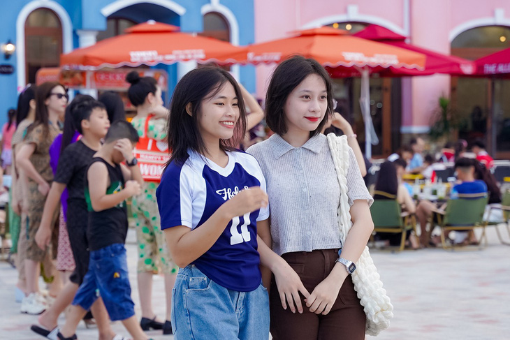 Khu phố thương mại - Góc check-in mới, thu hút giới trẻ tại Nghệ An. Ảnh: Đ.H