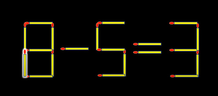 Thử tài IQ: Di chuyển một que diêm để 6+17=5 thành phép tính đúng- Ảnh 6.