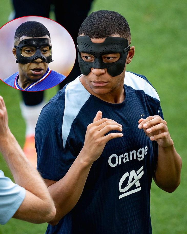 Chiếc mặt nạ mới tại Euro 2024 của tiền đạo tuyển Pháp Kylian Mbappe có nhiều cải tiến
