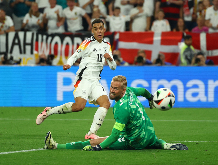 Tuyển Đức có trận đấu khá vất vả trước Đan Mạch ở vòng 16 đội Euro 2024 - Ảnh: REUTERS