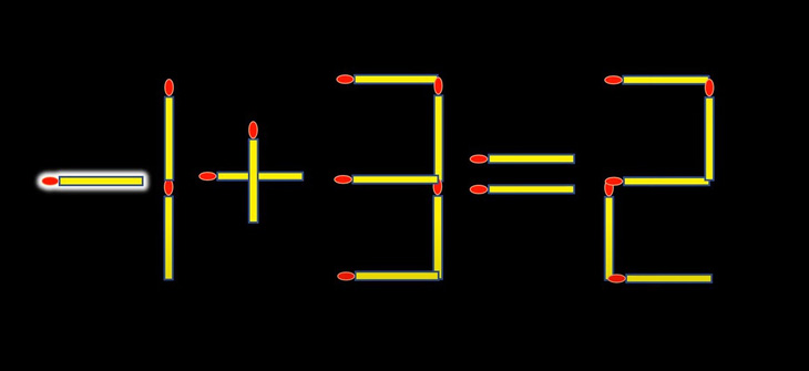 Thử tài IQ: Di chuyển một que diêm để 3+6=2 thành phép tính đúng- Ảnh 4.