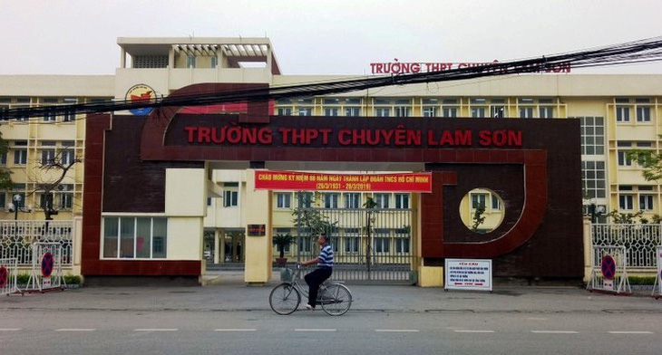 Trường THPT chuyên Lam Sơn, Thanh Hóa - Ảnh: CTV