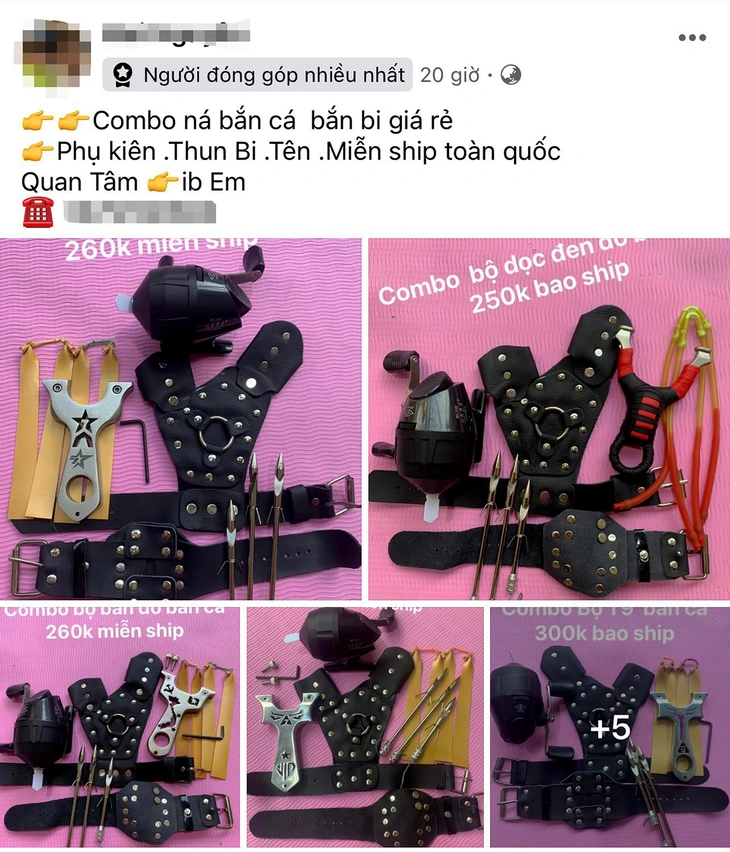 Ná được bán nhiều trên mạng xã hội với giá vài trăm ngàn đồng - Ảnh: XUÂN ĐOÀN chụp màn hình