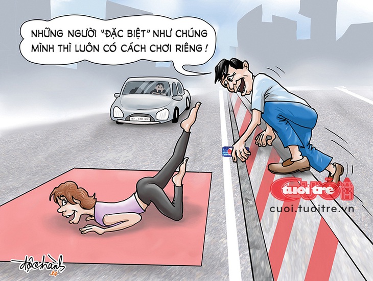 Người tào lao luôn có lối đi riêng - Tranh: Độc Hành 