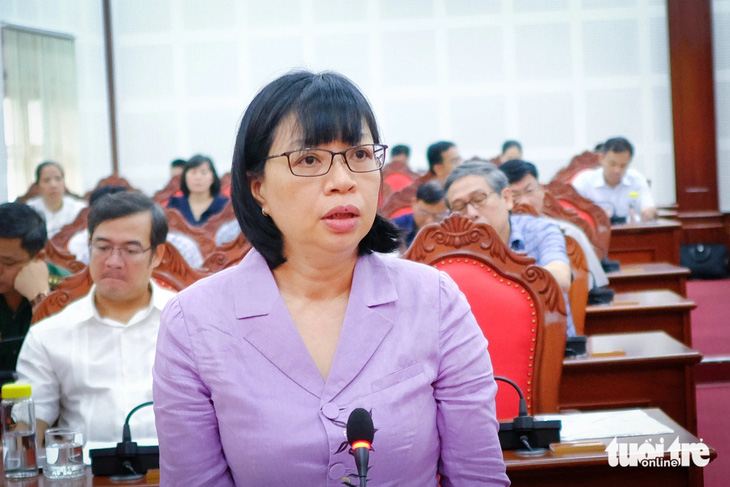 Bà Nguyễn Thị Thanh Lịch - phó chủ tịch UBND tỉnh Gia Lai - được giao điều hành hoạt động của UBND tỉnh này - Ảnh: TẤN LỰC 