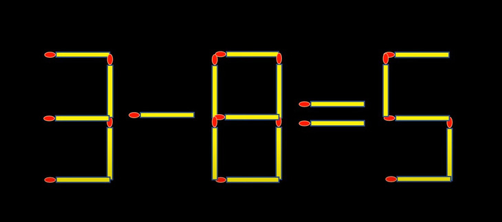 Thử tài IQ: Di chuyển một que diêm để 4-8=4 thành phép tính đúng- Ảnh 3.