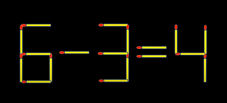 Thử tài IQ: Di chuyển hai que diêm để 5-4=7 thành phép tính đúng- Ảnh 5.