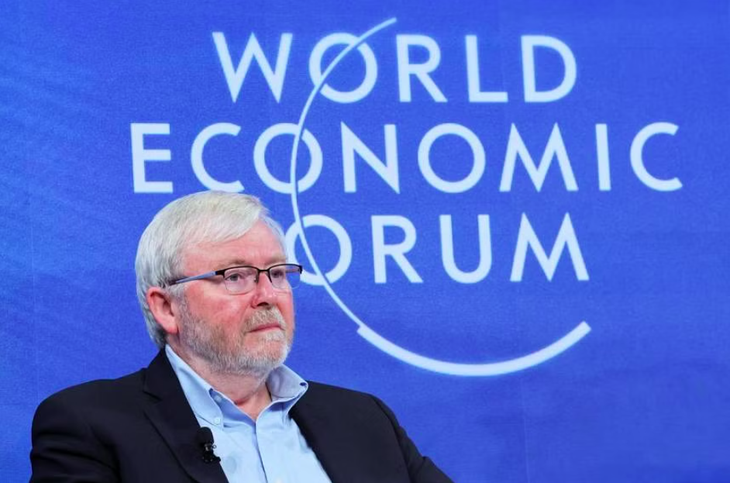 Đại sứ Úc tại Mỹ Kevin Rudd - Ảnh: REUTERS