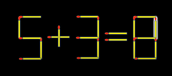 Thử tài IQ: Di chuyển hai que diêm để 0-3=7 thành phép tính đúng- Ảnh 6.