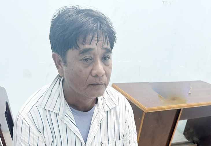 Lê Văn Đol bị tạm giữ hình sự sau khi đe dọa phát tán clip nhạy cảm để tống tiền nữ nạn nhân - Ảnh: TIẾN VĂN