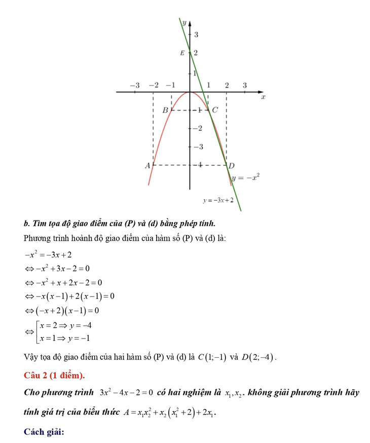Bài giải gợi ý môn toán thi tuyển sinh lớp 10 TP.HCM- Ảnh 4.