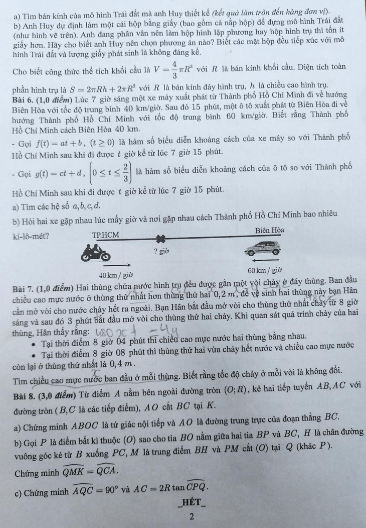 Bài giải gợi ý môn toán thi tuyển sinh lớp 10 TP.HCM- Ảnh 3.