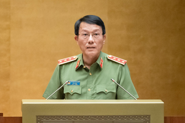 Thượng tướng Lương Tam Quang, bộ trưởng Bộ Công an - Ảnh: GIA HÂN