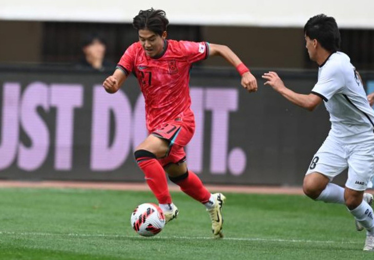 U19 Hàn Quốc có trận thắng đầu tiên ở giải - Ảnh: XINHUA