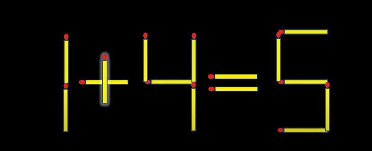 Thử tài IQ: Di chuyển một que diêm để 5-4=85 thành phép tính đúng- Ảnh 4.