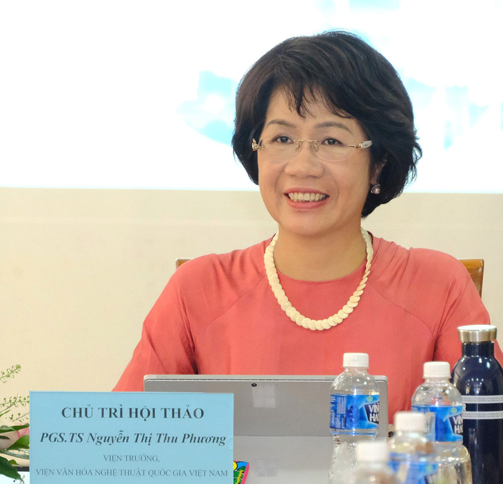 Bà Nguyễn Thị Thu Phương - viện trưởng Viện Văn hóa Nghệ thuật quốc gia Việt Nam - Ảnh: BTC