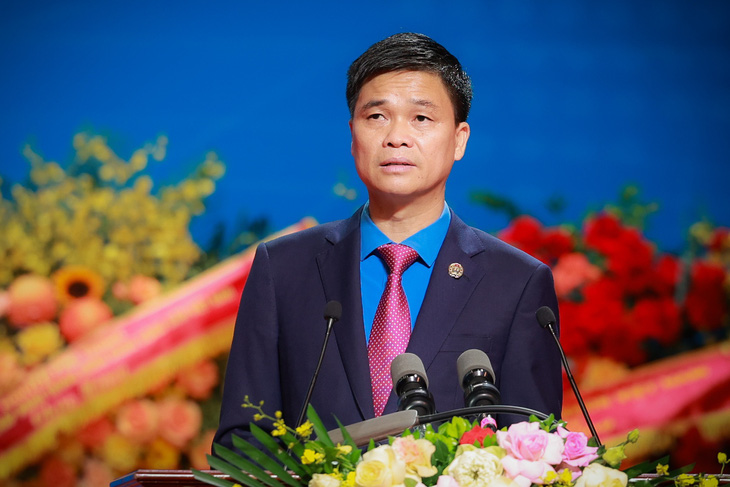 Ông Ngọ Duy Hiểu, phó chủ tịch Tổng liên đoàn Lao động Việt Nam, chủ tịch Công đoàn Viên chức Việt Nam - Ảnh: HẢI NGUYỄN