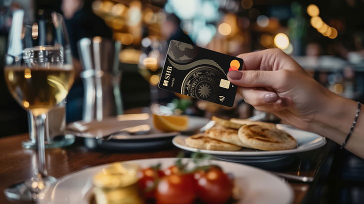 Trải nghiệm ẩm thực cao cấp là cách nhiều người giàu tận dụng ưu đãi từ thẻ tín dụng - Ảnh: SHB