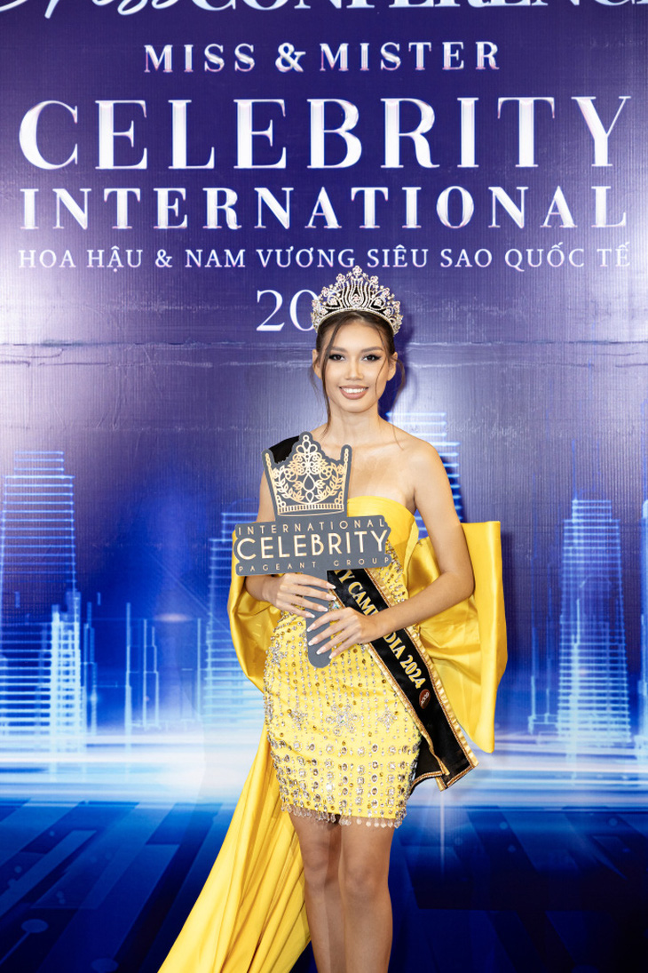 Đại diện Campuchia tại Miss Celebrity International 2024.