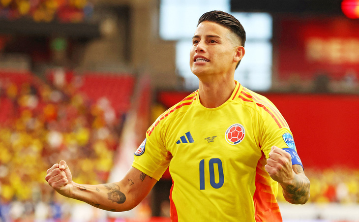 Sự xuất sắc của James Rodríguez giúp Colombia tạo nên khác biệt ở Copa America 2024 - Ảnh: Reuters