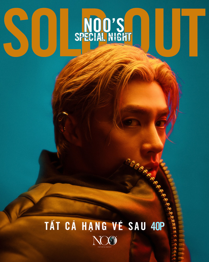 Showcase Noo’s Special Night của ca sĩ Noo Phước Thịnh vừa mở bán vé đã sold out (bán hết vé) toàn bộ trong vòng 40 phút.