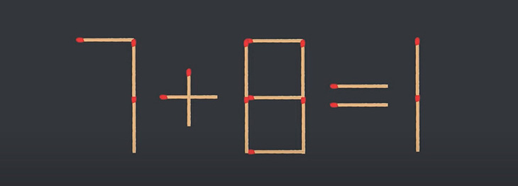 Thử tài IQ: Di chuyển một que diêm để 3+6=2 thành phép tính đúng- Ảnh 3.