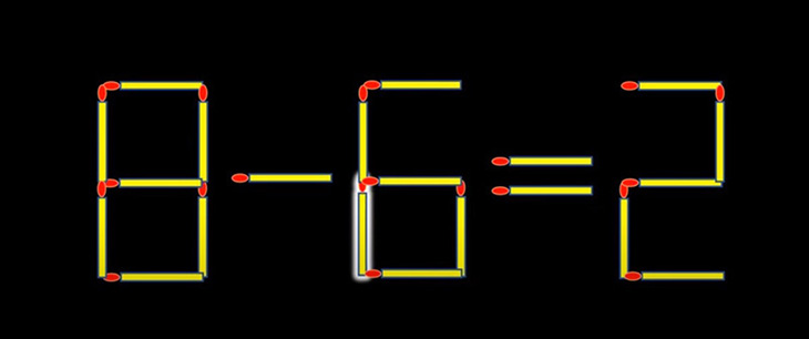 Thử tài IQ: Di chuyển một que diêm để 9-6=1 thành phép tính đúng- Ảnh 4.