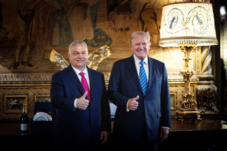 Thủ tướng Hungary Viktor Orban và cựu tổng thống Mỹ Donald Trump cùng 