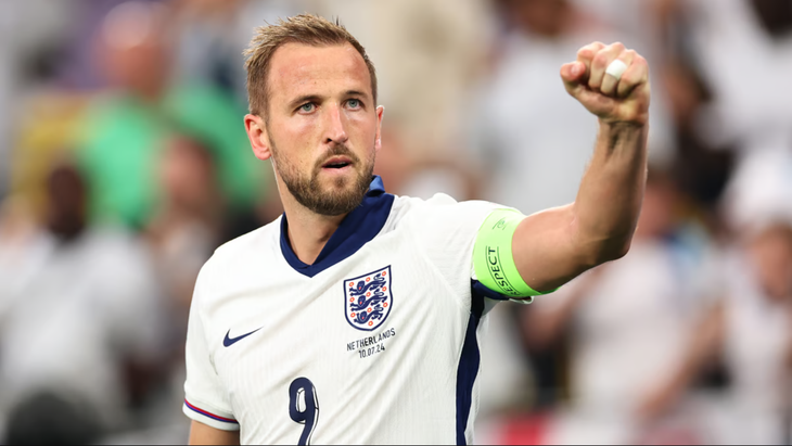 Thủ quân tuyển Anh Harry Kane là ứng viên sáng giá của Chiếc giày vàng Euro 2024