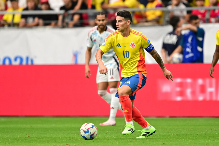 Lão tướng James Rodriguez đang thể hiện phong độ ấn tượng tại Copa America 2024 - Ảnh: REUTERS