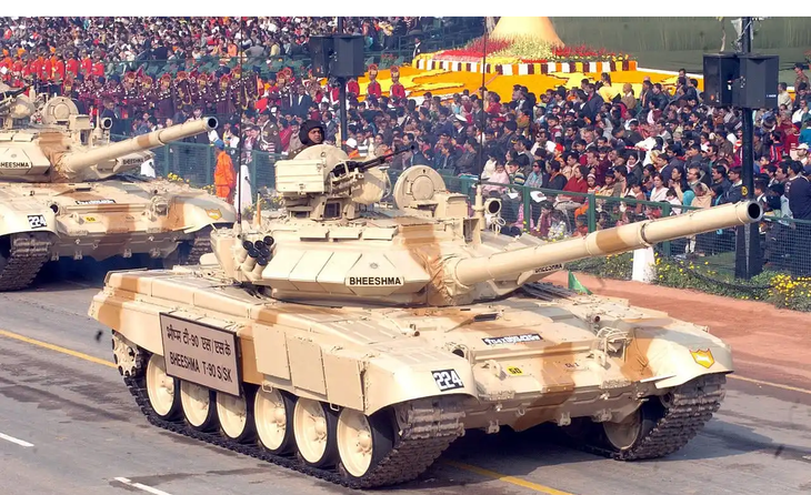 Xe tăng T-90 của Ấn Độ. Ảnh: Air Power Asia