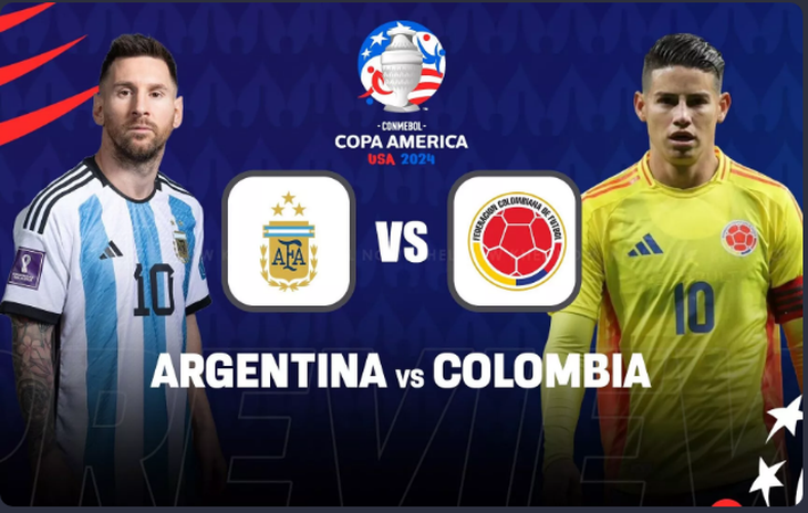 Máy tính dự đoán đội tuyển Argentina sẽ đánh bại Colombia ở chung kết Copa America 2024 - Ảnh: REUTERS