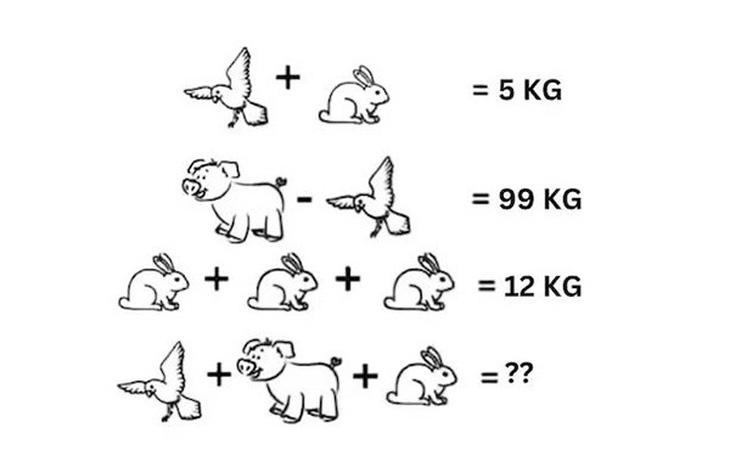 Người IQ cao mới giải được bài toán này trong 20 giây