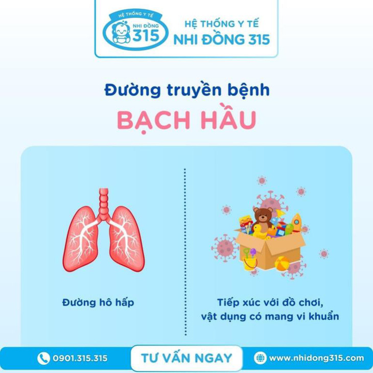 Bạch hầu bùng phát, ba mẹ nên cẩn trọng- Ảnh 3.