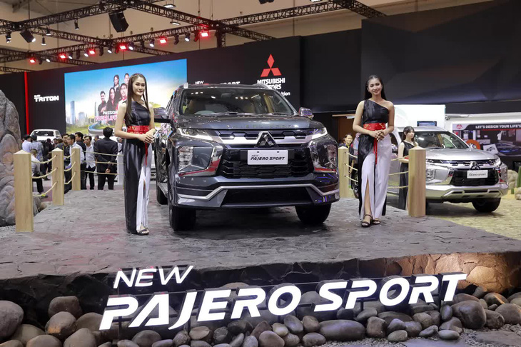 Mitsubishi Pajero Sport 2024 xuất hiện ở GIIAS 2024 - Ảnh: Jawa Pos