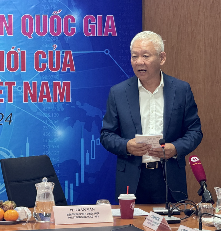 TS Trần Văn, viện trưởng Viện Phát triển kinh tế số (IDS) - Ảnh: A.H