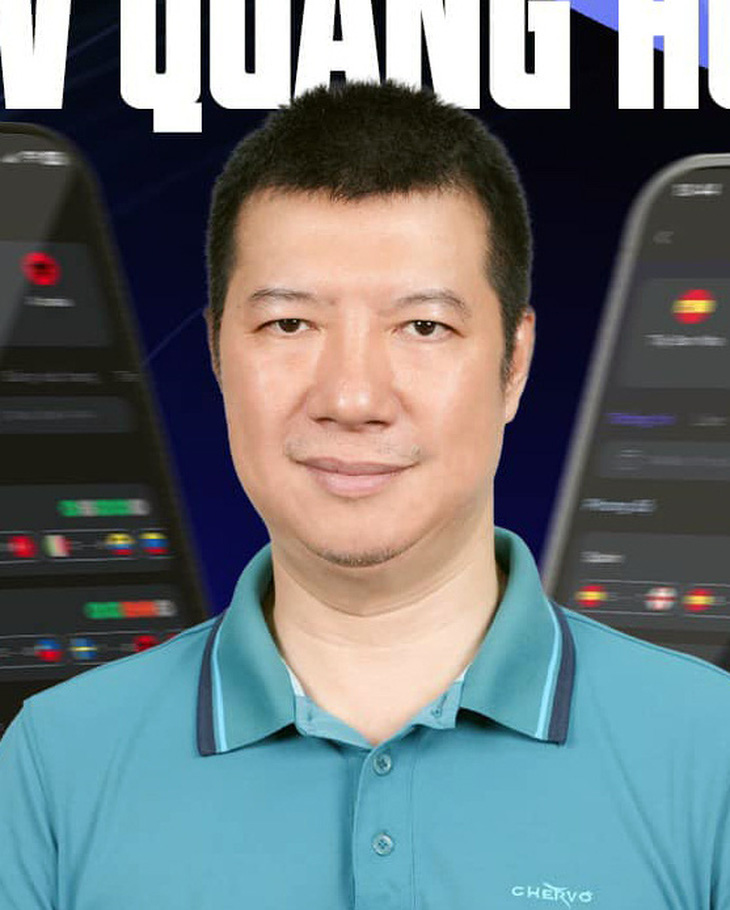 Bình luận viên Vũ Quang Huy - Ảnh: FBNV