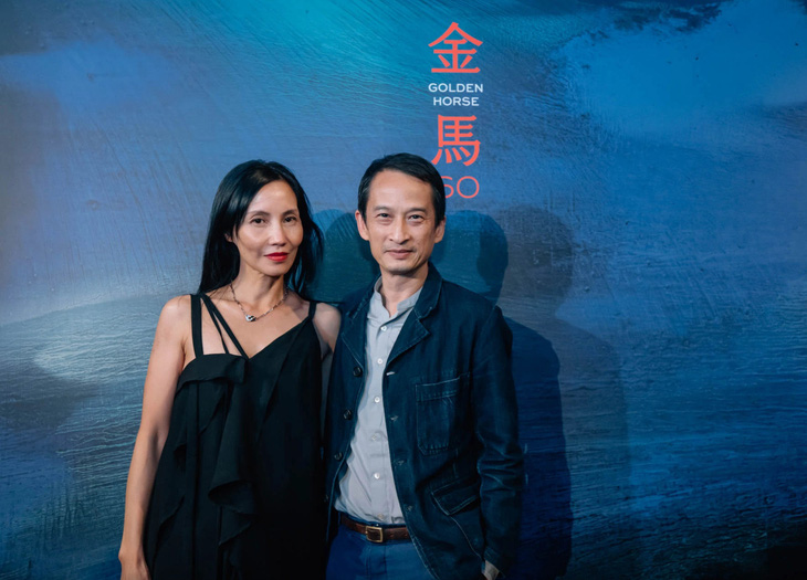 Đạo diễn Trần Anh Hùng và vợ Trần Nữ Yên Khê tại Liên hoan phim Kim Mã