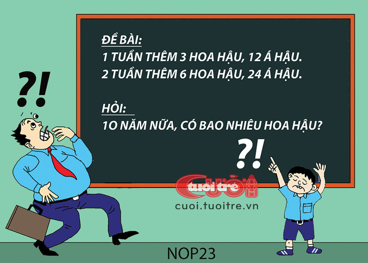 Đau đầu với bài toán hoa hậu - Tranh: NOP