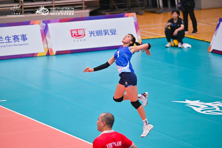 Tuyển bóng chuyền nữ Việt Nam đã không thể vượt qua đội Trẻ Thượng Hải - Anh: SHANGHAI SPORTS